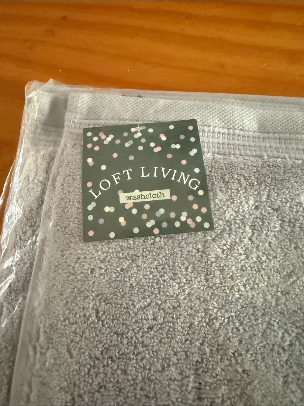 Gray Washcloth - Soft Everyday Bath Cloth-6 pieces